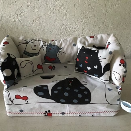 Deko-Sofa Kosmetikbox Sofa Taschentücherbox Sofa - Big Katzen
