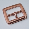 Schnalle 25 mm rosegold kupferrot glänzend Gürtel Rollschnalle