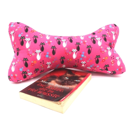 Leseknochen Pink für Katzenfans 