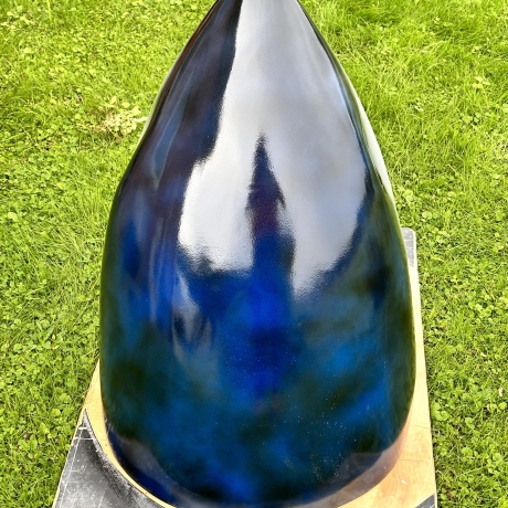 Großer Haikopf, beeindruckende Dekoration. 82 cm.