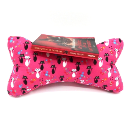 Leseknochen Pink für Katzenfans 