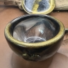 Teelichthalter Kaffeetasse Neu Resin meliert 