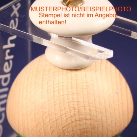 Stempelhalter aus Acrylglas, Edler Stempelträger - viele Farben