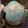 Handmade Dose Neu Resin Pilzform Mintgrün klar und Perlmuttgrün