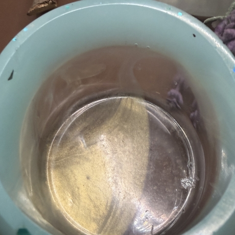 Handmade Dose Neu Resin Pilzform Mintgrün klar und Perlmuttgrün