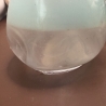 Handmade Dose Neu Resin Pilzform Mintgrün klar und Perlmuttgrün