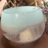 Handmade Dose Neu Resin Pilzform Mintgrün klar und Perlmuttgrün