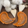 Schälchen Engelsflügel neu Harz Handmade Unikat 