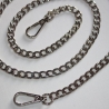 Taschenkette silber inkl. Karabinerhaken 90 cm RESTMENGE