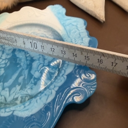 Deko/Aufbewahrung Teller Handmade Neu Resin 16 cm Durchmesser 