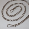 Taschenkette silber inkl. Karabinerhaken 90 cm RESTMENGE