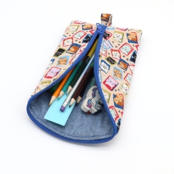 Stiftemäppchen, Schlafsackmäppchen, Geschenk, Katzenfans