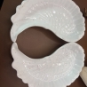 Schälchen Engelsflügel Handemade Neu Resin 13 cm lang 
