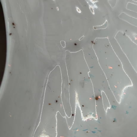 Schälchen Engelsflügel Handemade Neu Resin 13 cm lang 