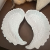 Schälchen Engelsflügel Handemade Neu Resin 13 cm lang 