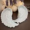 Schälchen Engelsflügel Handemade Neu Resin 13 cm lang 