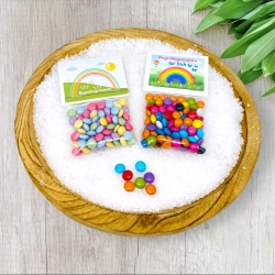 Regenbogen Gastgeschenk Kindergeburtstag, Mitgebseltüte Kinder