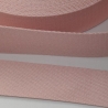 Gurtband Baumwolle 40 mm rosa puderrosa Baumwoll-Gurtband