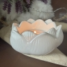 Handmade Teelichthalter Lotus Blüte  3 zur Auswahl Neu 