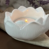 Handmade Teelichthalter Lotus Blüte  3 zur Auswahl Neu 
