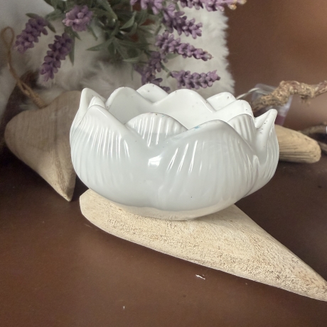 Handmade Teelichthalter Lotus Blüte  3 zur Auswahl Neu 