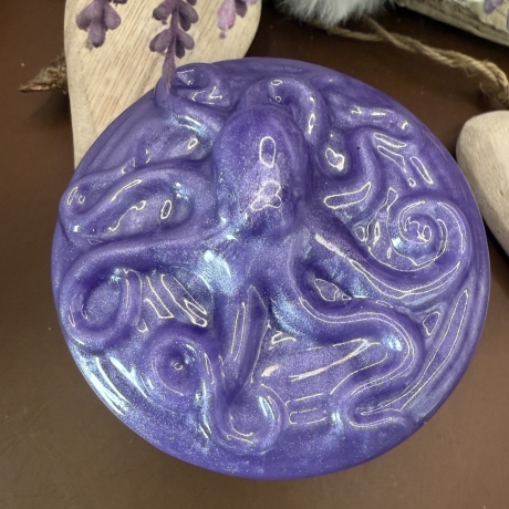 Schmuck Deko Dose Neu Resin Oktopus Handmade 