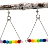 Polaris-Edelstahlohrhaken in Regenbogenfarben in einem Dreieck