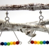 Polaris-Edelstahlohrhaken in Regenbogenfarben in einem Dreieck