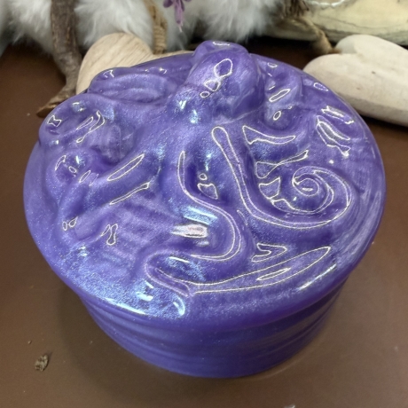 Schmuck Deko Dose Neu Resin Oktopus Handmade 