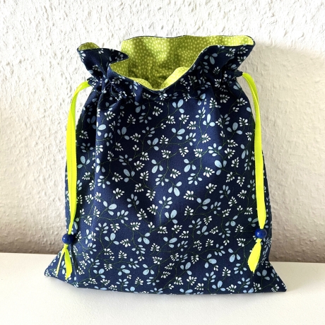 Geschenkbeutel Stoffsäckchen Aufbewahrung 24x26 cm gefüttert