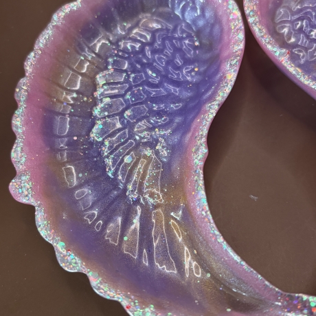 Schälchen Engelsflügel Neu Resin Handmade 