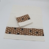 Küchentücher mit Katzenmotiv 100% Baumwolle beige ocker Geschenk