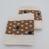 Küchentücher mit Katzenmotiv 100% Baumwolle beige ocker Geschenk