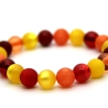Polaris-Kugel-Armband (elastisch) in Rot, Gelb und Orange