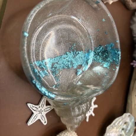 Seifenschale Ablage Handmade Neu Resin maritim 