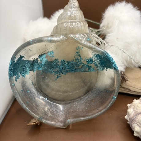 Seifenschale Ablage Handmade Neu Resin maritim 