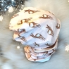 Mütze und Loop Set Mädchen Rehkitz rosa Mütze Jersey Halssocke