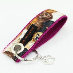 Hund braun Weiß Pfoten Anhänger bester Freund Lieblinganhänger