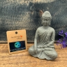 Handgefertigte Buddha Figur aus Naturstein/Sand/Harz