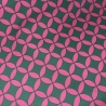 beschichtete Baumwolle Abstrakt pink grün Poppy 