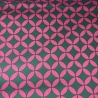 beschichtete Baumwolle Abstrakt pink grün Poppy 