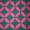 beschichtete Baumwolle Abstrakt pink grün Poppy 
