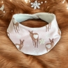 Set Babystrampler Rehkitz Herz Schneeflocken Strampler ohne Füße