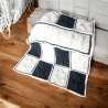 Babydecke personalisiert gehäkelte Krabbeldecke Kuscheldecke