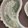 Handgefertigte Epoxidharz-Schälchen Engelsflügel Form – 2er-Set