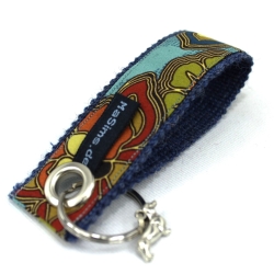 Retro Jeansblau Dackel Hund einfach schön für alle Fälle Anhänger