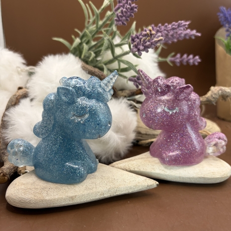 – Deko Einhörner aus Epoxidharz (Handmade)