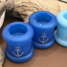 Handmade Kerzenhalter aus Epoxidharz Maritimes Design