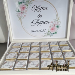 Gastgeschenke Schokoladetäfelchen - mit individueller Bedruckung