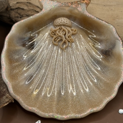 Handmade Seifenschale „Ocean Shell“ aus Epoxidharz